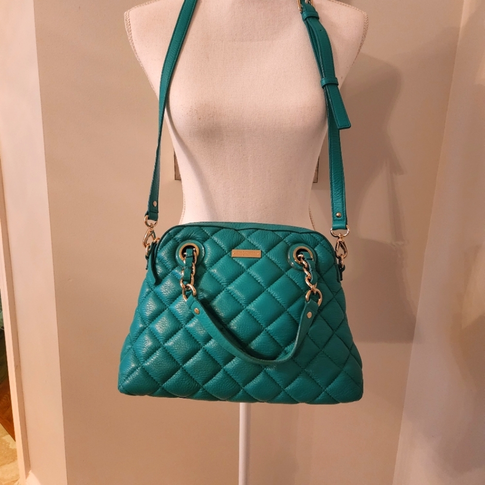 Kate Spade Gold Coast Georgina Quilted Leather Satchel